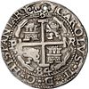 Image 2 : BOLIVIA, Potosí, cob 8 reales Royal (galano), 1684 VR, NGC AU details / holed.