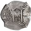 Image 1 : BOLIVIA, Potosí, cob 8 reales, 1687 VR.