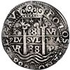 Image 1 : BOLIVIA, Potosí, cob 8 reales Royal (galano), 1688 VR, rare, NGC VF details / holed.