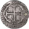 Image 2 : BOLIVIA, Potosí, cob 8 reales Royal (galano), 1698 F, rare, PCGS XF details / plugged.