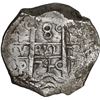 Image 1 : BOLIVIA, Potosí, cob 8 reales, 1740 P, rare.