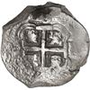 Image 2 : BOLIVIA, Potosí, cob 8 reales, 1740 P, rare.