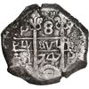 Image 1 : BOLIVIA, Potosí, cob 8 reales, 1747 q.