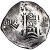Image 1 : BOLIVIA, Potosí, cob 8 reales, 1671 E, ex-Calbetó (Plate).