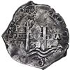 Image 1 : BOLIVIA, Potosí, cob 8 reales, 1687/6 VR, rare, ex-Calbetó (Plate).