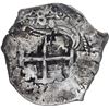 Image 2 : BOLIVIA, Potosí, cob 8 reales, 1733 E, rare, ex-Calbetó (Plate).
