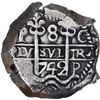 Image 1 : BOLIVIA, Potosí, cob 8 reales, 1742 C, ex-Calbetó (Plate).