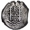 Image 1 : BOLIVIA, Potosí, cob 8 reales, 1747 q, ex-Calbetó (Plate).