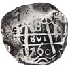 Image 1 : BOLIVIA, Potosí, cob 8 reales, 1760 Y-q-V, rare, ex-Calbetó (Plate).