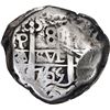 Image 1 : BOLIVIA, Potosí, cob 8 reales, 1765 V-Y-V, with Guatemala sun-over-mountains countermark (Type II, 1