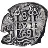 Image 1 : BOLIVIA, Potosí, cob 8 reales, 1769/8 V-Y, rare, ex-Calbetó (Plate).