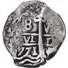 Image 1 : BOLIVIA, Potosí, cob 8 reales, 1771 V-(Y), ex-Calbetó (Plate).