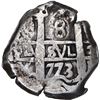 Image 1 : BOLIVIA, Potosí, cob 8 reales, 1773/2 V-Y, with double Guatemala sun-over-mountains countermark (Typ