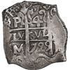 Image 1 : BOLIVIA, Potosí, cob 4 reales, 1729 M, rare, ex-Ponte.