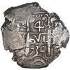Image 1 : BOLIVIA, Potosí, cob 4 reales, 1734 E, ex-Ponte.