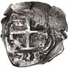 Image 2 : BOLIVIA, Potosí, cob 4 reales, 1738/7 M, rare, ex-Ponte.