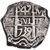 Image 1 : BOLIVIA, Potosí, cob 4 reales, 1739 M, ex-Ponte.