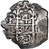 Image 1 : BOLIVIA, Potosí, cob 4 reales, 1743 C, ex-Ponte.