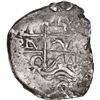 Image 1 : BOLIVIA, Potosí, cob 4 reales, 1744 C, ex-Ponte.