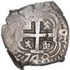 Image 2 : BOLIVIA, Potosí, cob 4 reales, 1748 q, ex-Ponte.