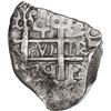 Image 1 : BOLIVIA, Potosí, cob 4 reales, 1751 q/E, over-assayer on cross side, ex-Ponte.