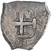 Image 2 : BOLIVIA, Potosí, cob 4 reales, 1753 q, ex-Ponte.