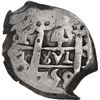 Image 1 : BOLIVIA, Potosí, cob 4 reales, 1758 q, ex-Ponte.