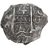 Image 1 : BOLIVIA, Potosí, cob 4 reales, 1765 V-Y, ex-Ponte.