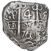 Image 1 : BOLIVIA, Potosí, cob 4 reales, 1766 V-Y-V, ex-Ponte.