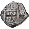 Image 1 : BOLIVIA, Potosí, cob 4 reales, 1770/69 V-Y, rare, ex-Ponte.