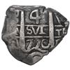 Image 1 : BOLIVIA, Potosí, cob 4 reales, 1770/69 V-(Y), rare, ex-Ponte.
