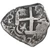 Image 2 : BOLIVIA, Potosí, cob 4 reales, 1770/69 V-(Y), rare, ex-Ponte.