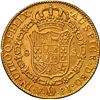 Image 2 : BOLIVIA, Potosí, gold bust 8 escudos, Ferdinand VII, 1822 PJ, NGC VF details / obv repaired, ex-Alme