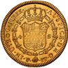 Image 2 : BOLIVIA, Potosí, gold bust 4 escudos, Charles IV, 1798 PP, rare, NGC AU details / obv scratched, fin