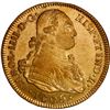 Image 1 : BOLIVIA, Potosí, gold bust 4 escudos, Charles IV, 1805 PJ, rare, NGC AU 53, finest known in NGC cens
