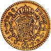 Image 2 : BOLIVIA, Potosí, gold bust 1 escudo, Charles III, 1786 PR, very rare, NGC AU details / cleaned, fine