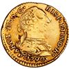 Image 1 : BOLIVIA, Potosí, gold bust 1 escudo, Charles IV transitional (bust of Charles III, ordinal IV), 1790