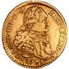 Image 1 : BOLIVIA, Potosí, gold bust 1 escudo, Charles IV, 1791 PR, laureate bust, very rare, NGC AU details /