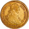 Image 1 : BOLIVIA, Potosí, gold bust 1 escudo, Charles IV, 1796 PP, rare, NGC AU 53, finest known in NGC censu