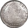 Image 1 : BOLIVIA, Potosí, bust 8 reales, Charles III, 1779 PR, NGC MS 62.