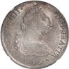 Image 1 : BOLIVIA, Potosí, bust 8 reales, Charles III, 1786/5 PR, NGC AU 58, finest and only example in NGC ce