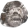 Image 2 : BRAZIL, 300 reis, Afonso VI, crowned-300 countermark with retrograde 3 (1663) on a Potosí, Bolivia, 