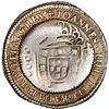 Image 1 : BRAZIL, 500 reis, Pedro II, crowned-500 countermark (1688) on a Lisbon, Portugal, cruzado (400 reis)