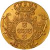 Image 2 : BRAZIL, Rio, gold dobra (12800 reis), João V, 1731-R, first type, PCGS XF details / excessive clippi