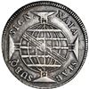 Image 2 : BRAZIL, Bahia, 960 reis, João, Prince Regent, 1814-B, struck over a Spanish colonial bust 8 reales o
