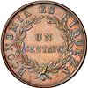 Image 2 : CHILE, struck in Birmingham, copper 1 centavo, 1835, thick flan, NGC MS 61 BN (Colección Val y Mexía