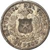 Image 2 : CHILE, Santiago, "condor" peso, 1867, "un peso" variety, NGC XF details / rev cleaned (Colección Val