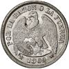 Image 1 : CHILE, Santiago, "condor" peso, 1869, NGC MS 63 (Colección Val y Mexía Label).