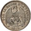 Image 1 : CHILE, Santiago, "condor" peso, 1875/4, NGC MS 62 (Colección Val y Mexía Label).