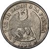 Image 1 : CHILE, Santiago, "condor" peso, 1875, N-M on ground, NGC MS 61 (Colección Val y Mexía Label).